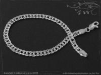 Zwillings Panzerkette Armband B4.5L20 